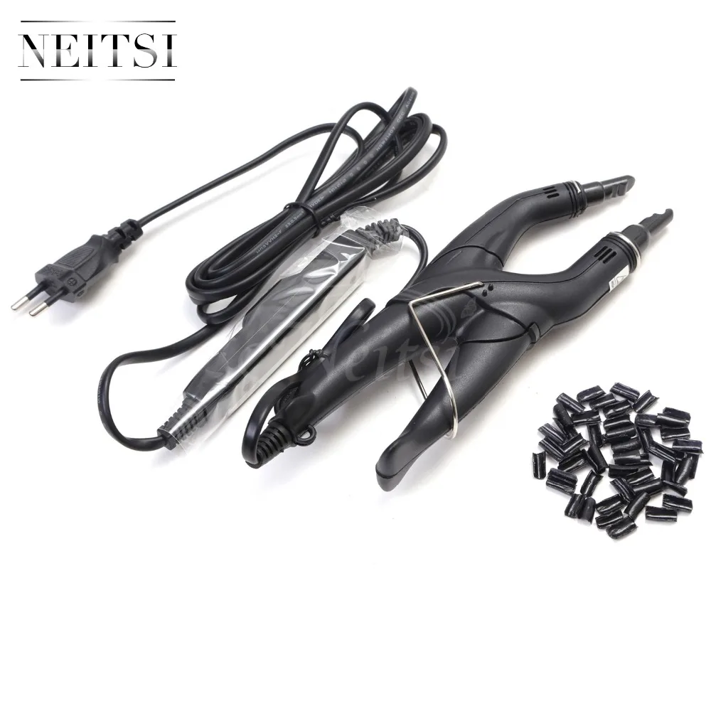 Neitsi 1pc Euro Plug Hair Connector Black# + 50pcs Nail U Tips 3 Colors One Set Professional Hair Tools For Hair Extensions
Neitsi 1pc Euro Plug Hair Connector Black# + 50pcs Nail U Tips 3 Colors One Set Professional Hair Tools For Hair Extensions