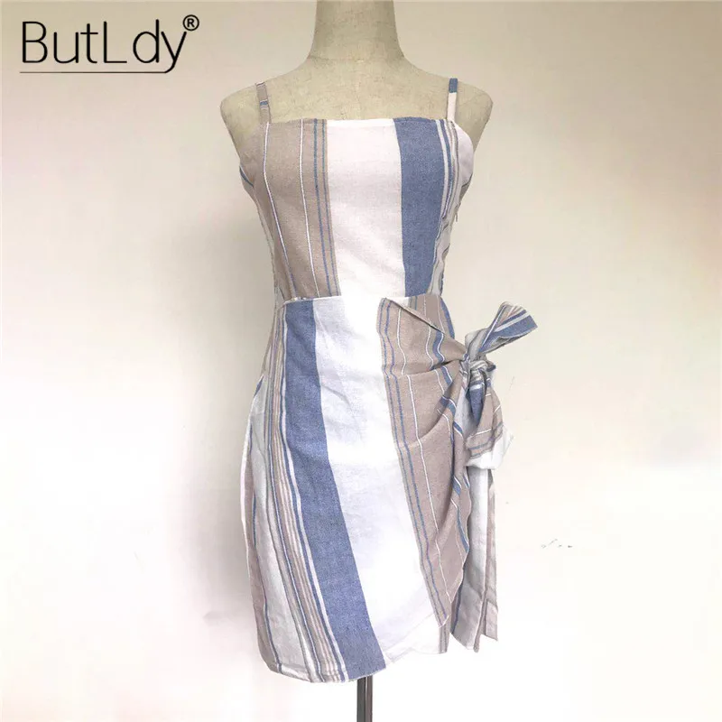 Striped Strap Dress Women Summer 2019 Off Shoulder Backless Bows Casual Beach Dress Ladies Sundress Sexy Short Mini A Line Dress
Striped Strap Dress Women Summer 2019 Off Shoulder Backless Bows Casual Beach Dress Ladies Sundress Sexy Short Mini A Line Dress