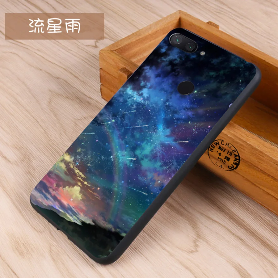 Xiaomi mi 8 lite case silicone Luxury Ultra thin cartoon protective soft cover phone for Mi8 SE Mi M8 explorer | Мобильные телефоны