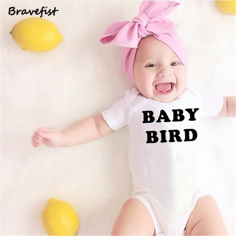 Retail Baby Children Kids Cothing Boys Girls Summer Cotton Short-Sleeve Original Bodysuits 0-24Months Kids Jumpsuits Baby Bird
Retail Baby Children Kids Cothing Boys Girls Summer Cotton Short-Sleeve Original Bodysuits 0-24Months Kids Jumpsuits Baby Bird
