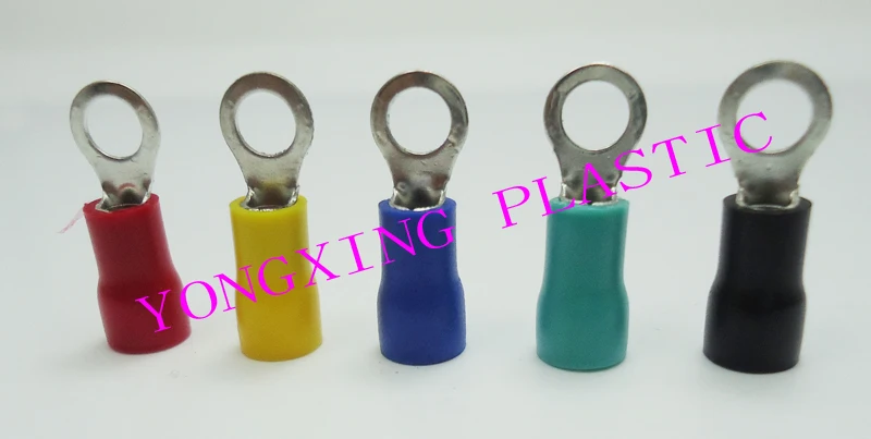 250pcs/lot RV2-6 insulated terminal block 16-14AWG 1.5-2.5mm2 cable red yellow blue green black five color mixed
250pcs/lot RV2-6 insulated terminal block 16-14AWG 1.5-2.5mm2 cable red yellow blue green black five color mixed