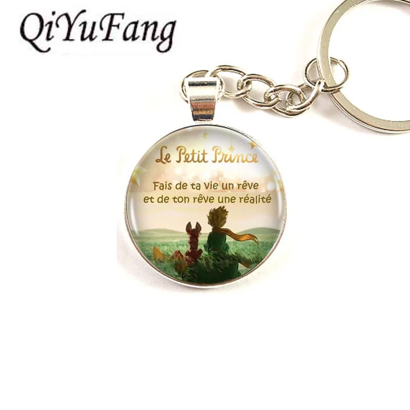 QiYuFang Little Prince Glass Vintage Keychain Gift Men Women Steampunk Steel Keychain Wedding friends Gift Bag Pendant
QiYuFang Little Prince Glass Vintage Keychain Gift Men Women Steampunk Steel Keychain Wedding friends Gift Bag Pendant