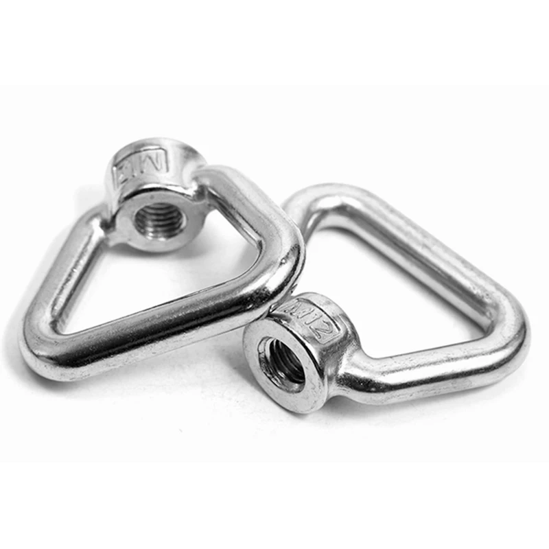 2Pcs M8-M24 Ring Shape Eyed Threaded Nuts Marine 304 Stainless Steel Lifting Eye Nut Rings Bolts Triangle Silver European style
2Pcs M8-M24 Ring Shape Eyed Threaded Nuts Marine 304 Stainless Steel Lifting Eye Nut Rings Bolts Triangle Silver European style