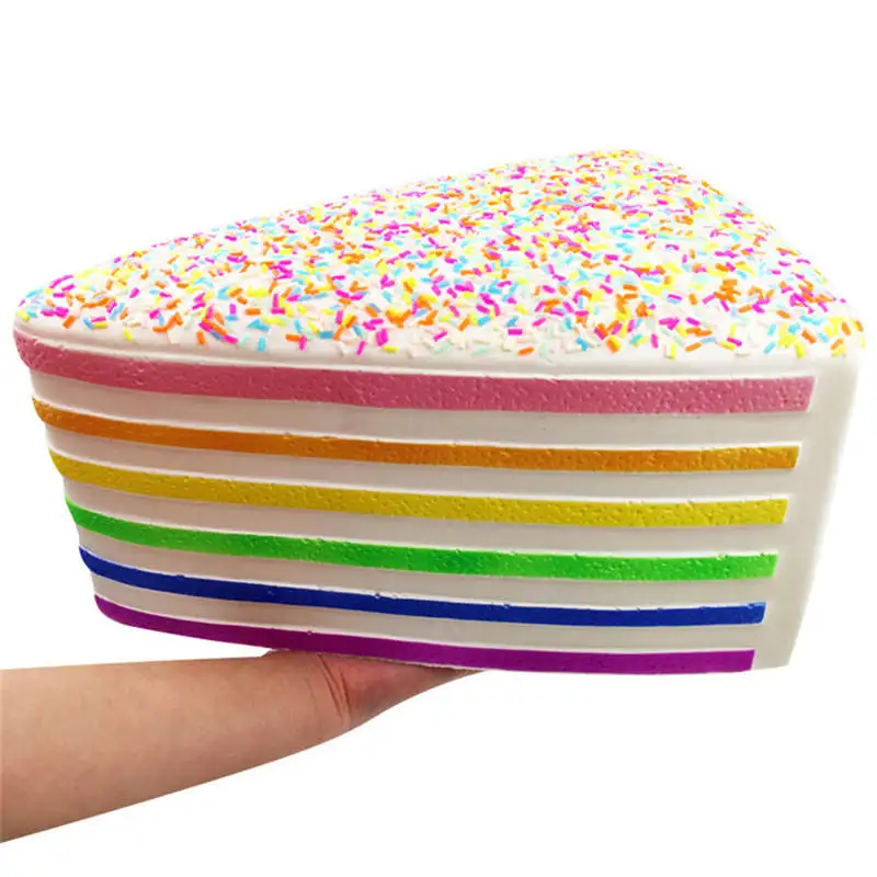 Big Jumbo Triangle Cake Squishy Slow Rising Soft Squeeze Toy Phone Strap Scented AntiStress Funny Kid Gift Large Squishies 25cm
Big Jumbo Triangle Cake Squishy Slow Rising Soft Squeeze Toy Phone Strap Scented AntiStress Funny Kid Gift Large Squishies 25cm