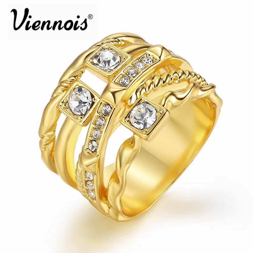 Viennois Gold Color Multilayer Rings for Women Rhinestone Paved Party Rings Stack Rings Fashion Jewelry
Viennois Gold Color Multilayer Rings for Women Rhinestone Paved Party Rings Stack Rings Fashion Jewelry