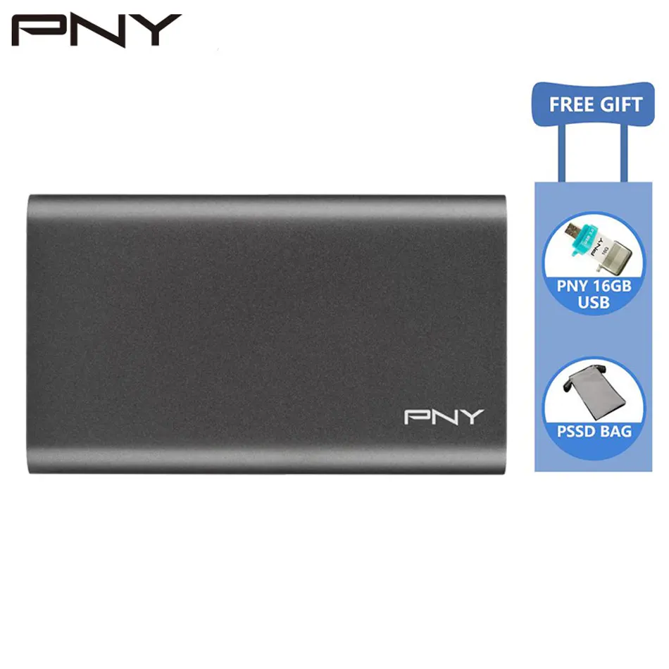 Pny Elite USB 3 0 Портативный твердотельный накопитель 240GB 480GB USB3.0 высокоскоростной