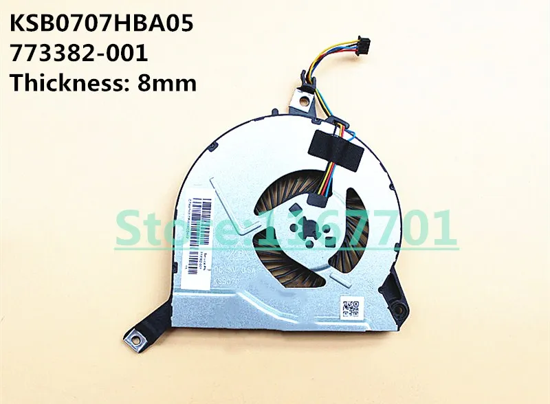 New Original Laptop/Notebook CPU Cooling Fan For HP envy 15-K 15-K301TU 15-K215TX KSB0707HBA05 773382-001 8mm
New Original Laptop/Notebook CPU Cooling Fan For HP envy 15-K 15-K301TU 15-K215TX KSB0707HBA05 773382-001 8mm