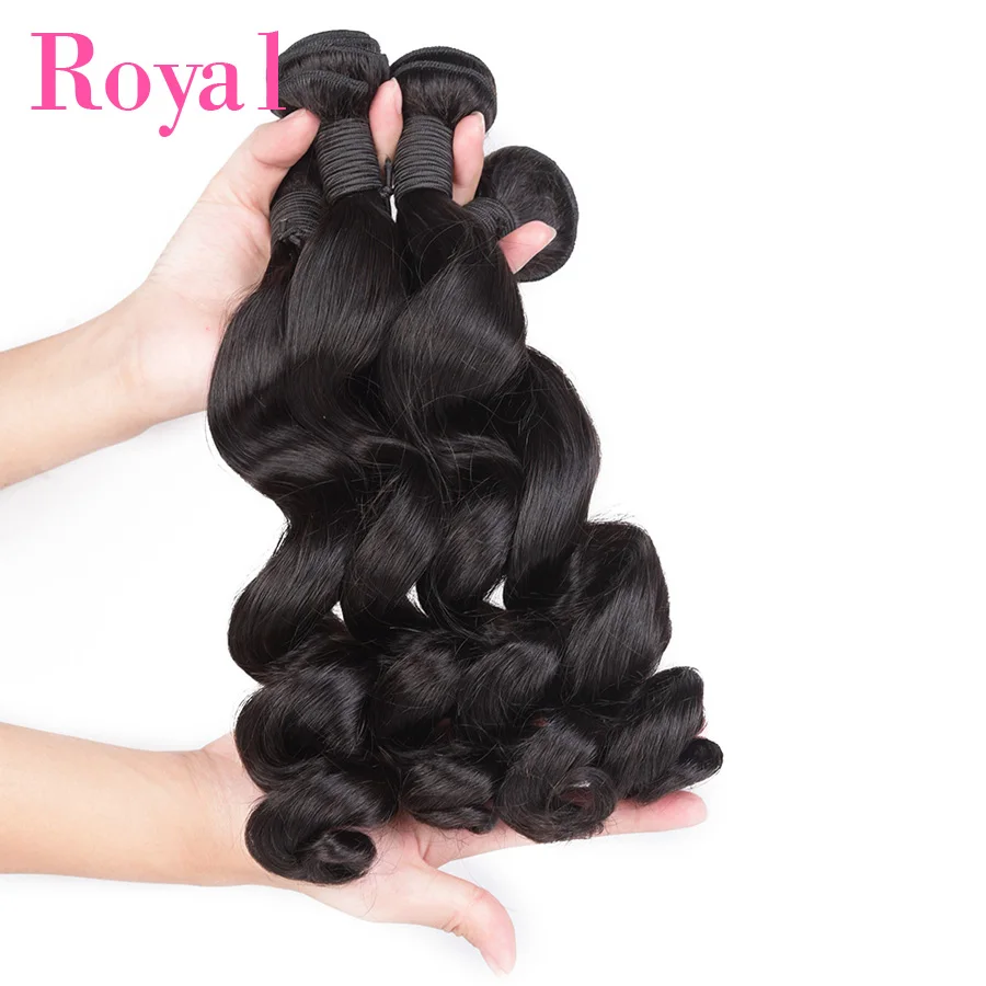 ROYAL Peruvian Looe Wave Human Hair 1/3/4 Bundles Hair Weave Bundles 10-28inch Natural Color Free Shipping Non-Remy Hair
ROYAL Peruvian Looe Wave Human Hair 1/3/4 Bundles Hair Weave Bundles 10-28inch Natural Color Free Shipping Non-Remy Hair