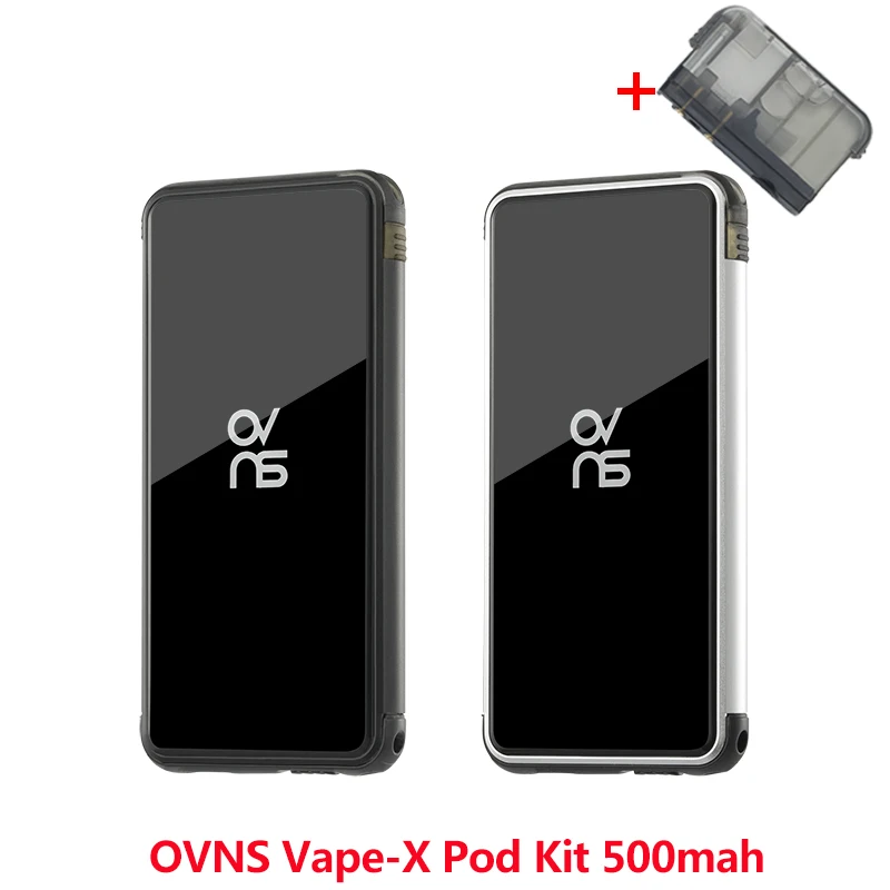 Новейший комплект OVNS Vape X Pod 500 мАч встроенный СВЕТОДИОДНЫЙ индикатор батареи