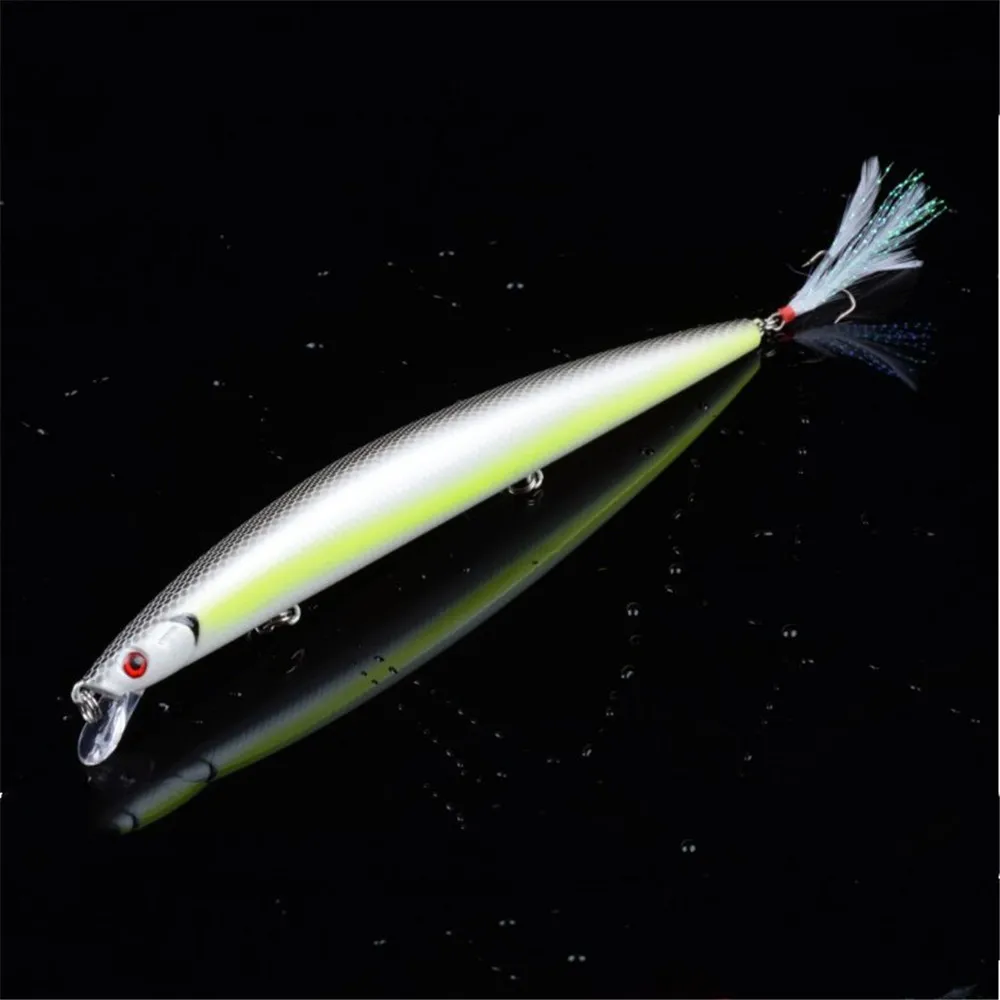1pcs Minnow Fishing Lure 18.5cm 22g Artificial Hard Crankbait Wobblers with 3 Treble Hooks Trout Pike Carp Fishing Swimbait
1pcs Minnow Fishing Lure 18.5cm 22g Artificial Hard Crankbait Wobblers with 3 Treble Hooks Trout Pike Carp Fishing Swimbait