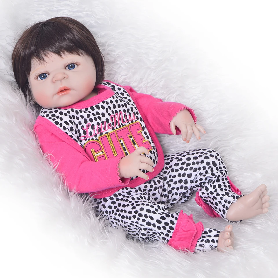 Bebe Realistic reborn corpo de silicone inteiro Girl full silicone reborn baby dolls 22inch 55cm baby new born dolls alive gift
Bebe Realistic reborn corpo de silicone inteiro Girl full silicone reborn baby dolls 22inch 55cm baby new born dolls alive gift