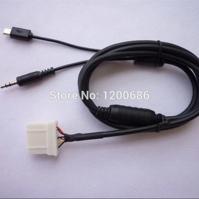 AUX 3.5mm Cable CD Changer Cable For Mazda 6 Mazda 3 M6 M3 with Micro USB Charge Cable
AUX 3.5mm Cable CD Changer Cable For Mazda 6 Mazda 3 M6 M3 with Micro USB Charge Cable