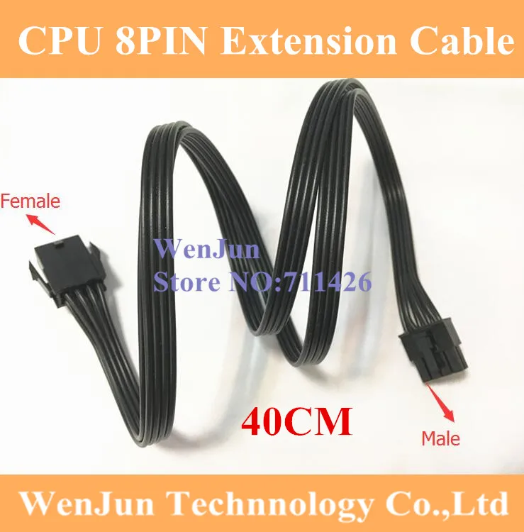 10pcs CPU 8Pin Male to 8 Pin 2*4pin Extension Cable Supply Extension Cable Black Male to Female Power Cable 30CM/40CM/60CM 18AWG
10pcs CPU 8Pin Male to 8 Pin 2*4pin Extension Cable Supply Extension Cable Black Male to Female Power Cable 30CM/40CM/60CM 18AWG