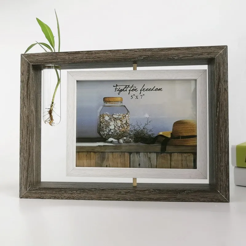 Hydroponic Wood Photo Frame Crafts Decoration Home Decoration 7 Inch Double-Sided Photo Frame Creative Birthday Gift
Hydroponic Wood Photo Frame Crafts Decoration Home Decoration 7 Inch Double-Sided Photo Frame Creative Birthday Gift