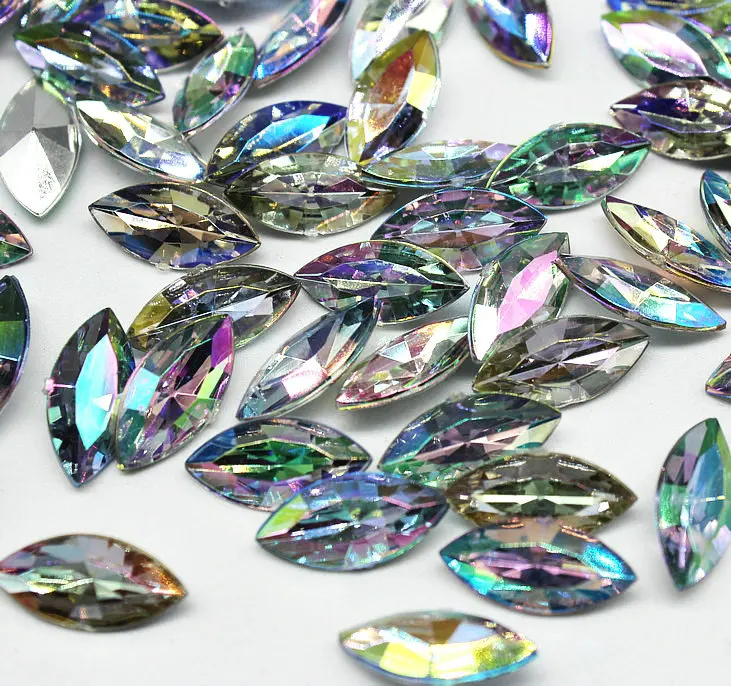 500pcs 7x15mm Clear AB Pointed Navette Rhinestones, AB Cat-Eye Acrylic Rhinestones, No Holes, Marquise Rhinestones
500pcs 7x15mm Clear AB Pointed Navette Rhinestones, AB Cat-Eye Acrylic Rhinestones, No Holes, Marquise Rhinestones