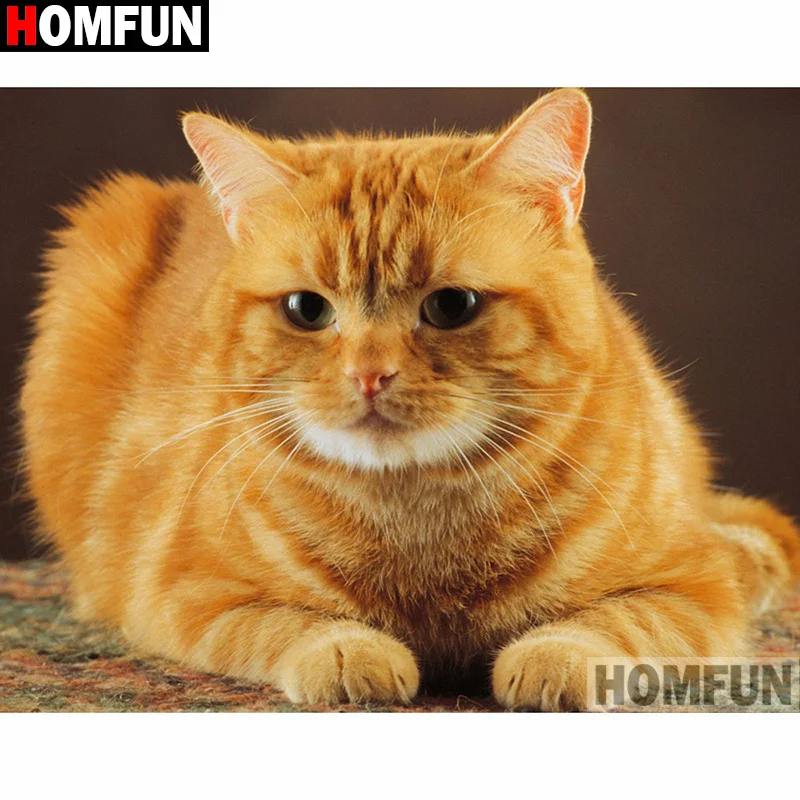 HOMFUN Full Square/Round Drill 5D DIY Diamond Painting "Animal cat" Embroidery Cross Stitch 5D Home Decor Gift A16397
HOMFUN Full Square/Round Drill 5D DIY Diamond Painting "Animal cat" Embroidery Cross Stitch 5D Home Decor Gift A16397