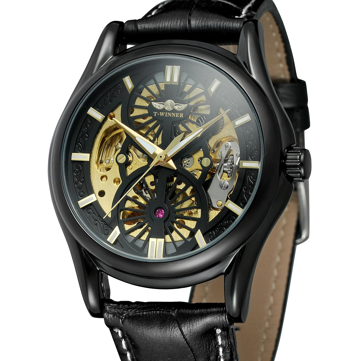 Fashion T-winner Top Brand Men Automatic Newest Design Skeleton Genuine Leather Band Casual Wrist Watches Popular Clock Vintage
Fashion T-winner Top Brand Men Automatic Newest Design Skeleton Genuine Leather Band Casual Wrist Watches Popular Clock Vintage