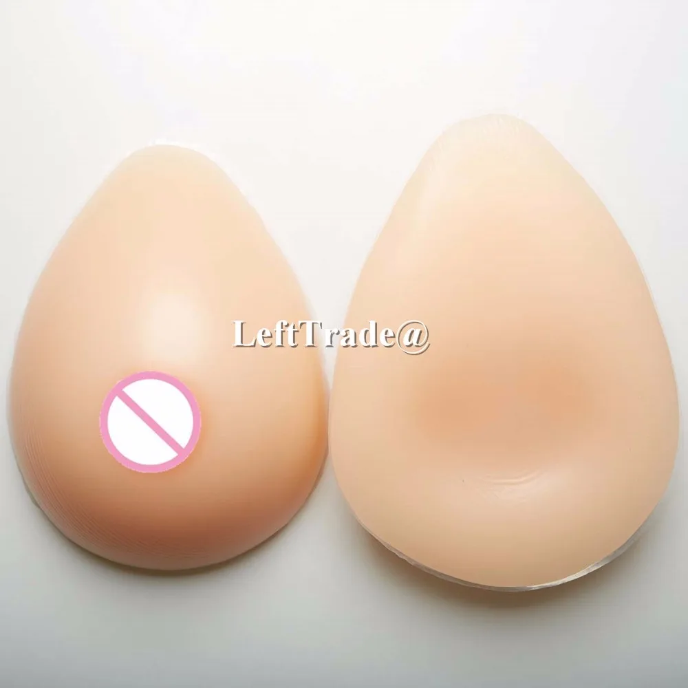 

1 pair 1400g E cup nude skin tone breast forms silicone for crossdresser drag queen user