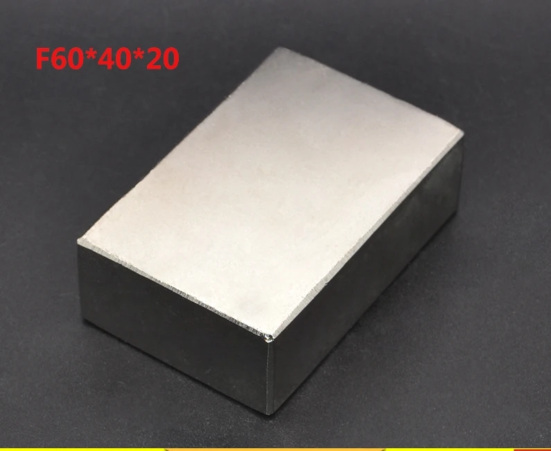 N50 NdFeB Блок 60x40x20 мм, Большой Мощный Неодимовый Постоянный магнит редкоземельного индуса, магнит для зенкеров
N50 NdFeB Блок 60x40x20 мм, Большой Мощный Неодимовый Постоянный магнит редкоземельного индуса, магнит для зенкеров