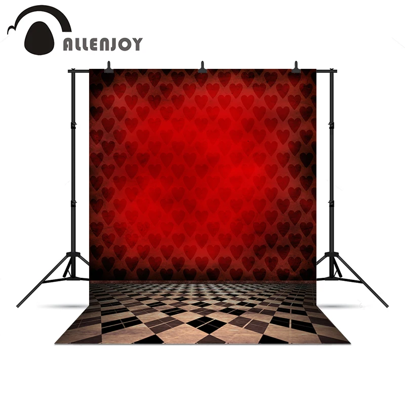 Allenjoy photography backdrops Red hearts poker plaid floor vintage backgrounds for photo studio a bag new Year
Allenjoy photography backdrops Red hearts poker plaid floor vintage backgrounds for photo studio a bag new Year