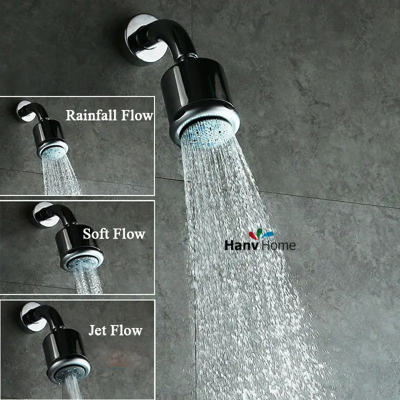 3 Function Chrome Finished Saveing Water Rainfall Showerhead Round Shower Head Body Jet
3 Function Chrome Finished Saveing Water Rainfall Showerhead Round Shower Head Body Jet