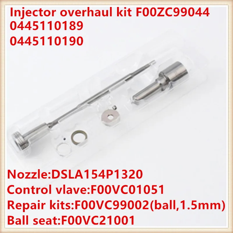 Новый комплект для капитального ремонта инжектора F00ZC99044 F 00Z C99 044 (F00VC01051 + DSLA154P1320)