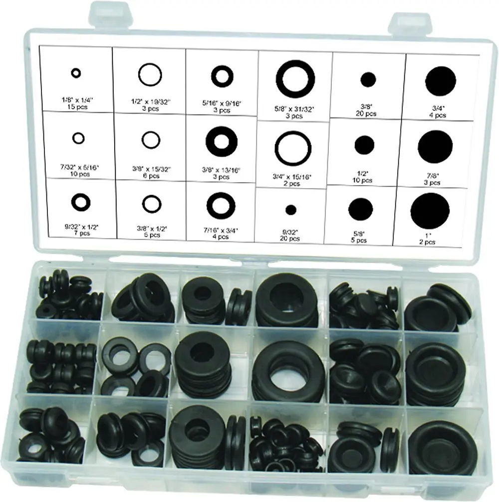 New 125 Pieces Rubber O Ring Washer Seals Gasket O-Ring Assortment Kit Electrical Gasket Seals Tools Set with 18 Different Size
New 125 Pieces Rubber O Ring Washer Seals Gasket O-Ring Assortment Kit Electrical Gasket Seals Tools Set with 18 Different Size