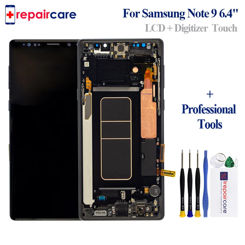 For Samsung Galaxy Note 9 N960 LCD Display Touch Screen Digitizer Assembly 6.4" N960F N960D N960DS lcd 100% Tested | Мобильные
