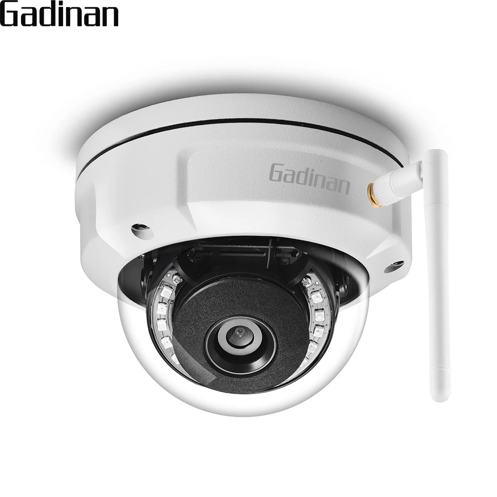 Фото GADINAN iCSEE купольная ip камера с защитой от вандализма 5MP 2592*1944 WiFi 2 4G Беспроводная
