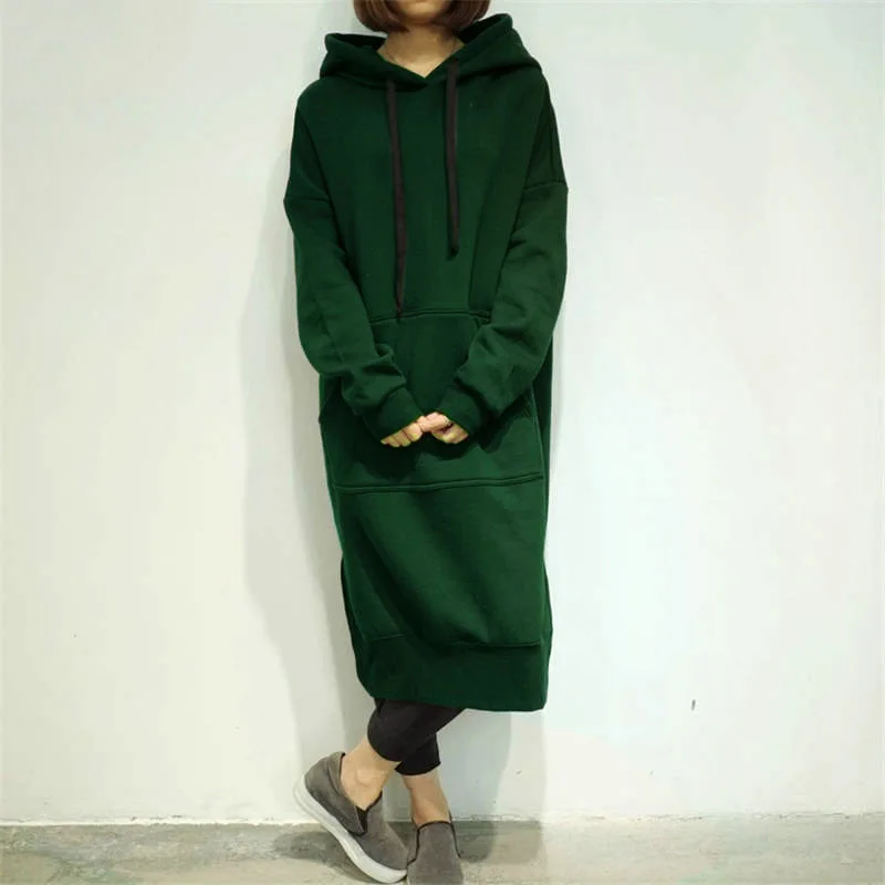 Newly Women Hooded Sweatshirt Pullover Casual Long Maxi Fleece Autumn Winter Outerwear Plus Size 5XL m99
Newly Women Hooded Sweatshirt Pullover Casual Long Maxi Fleece Autumn Winter Outerwear Plus Size 5XL m99