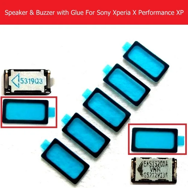 Динамик и звуковой сигнал динамик с клейким клеем для Sony Xperia X Performance XP F8132 Громкий