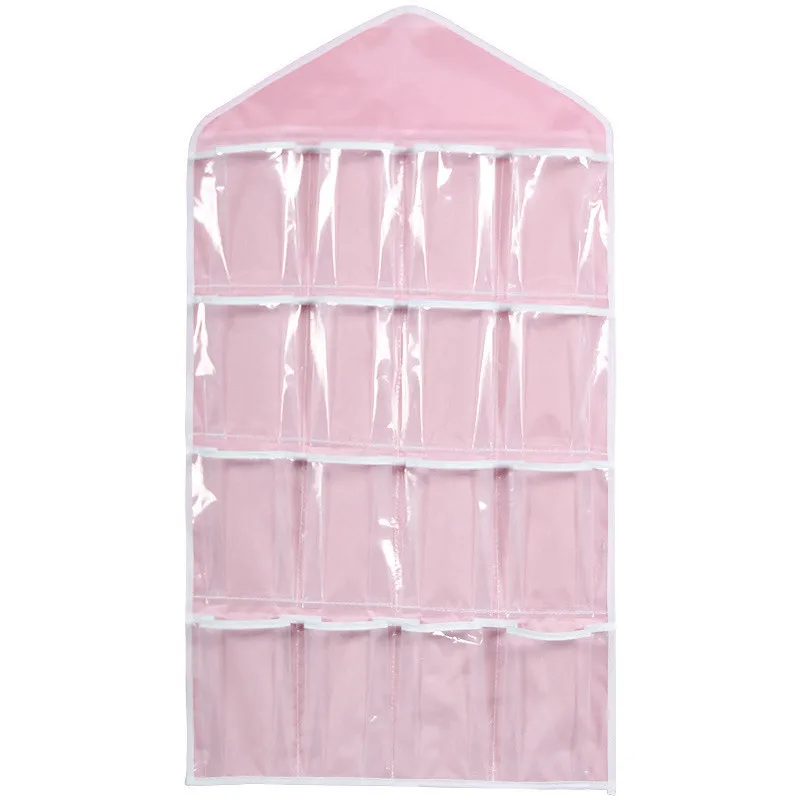16Pockets Clear Hanging Clothes Bag Socks Bra Underwear Rack Hanger Storage Organizer Containers sorting Clothes Quicksand A60
16Pockets Clear Hanging Clothes Bag Socks Bra Underwear Rack Hanger Storage Organizer Containers sorting Clothes Quicksand A60