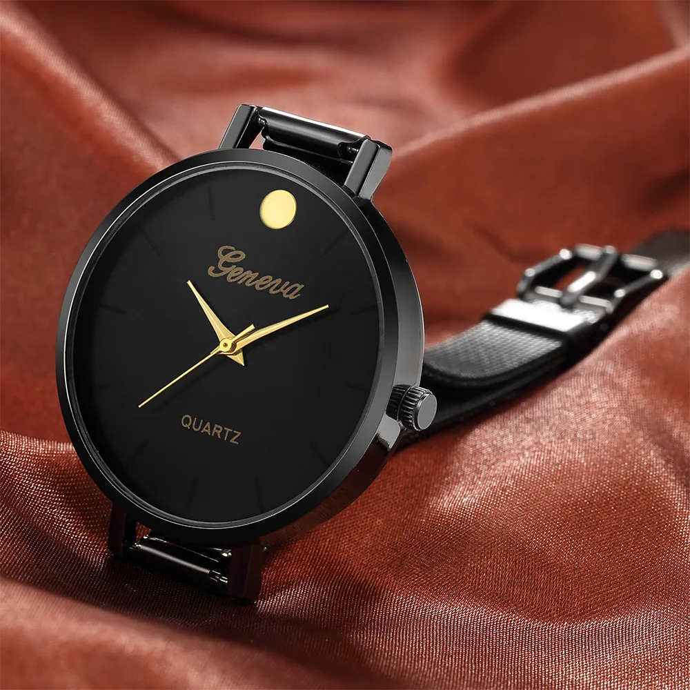 2018 Fashion Buckle Round Glass Black Gold Stainless Sport Steel Mesh Belt Clock Wrist Watch Women Ladies Watch Free Shipping #W
2018 Fashion Buckle Round Glass Black Gold Stainless Sport Steel Mesh Belt Clock Wrist Watch Women Ladies Watch Free Shipping #W