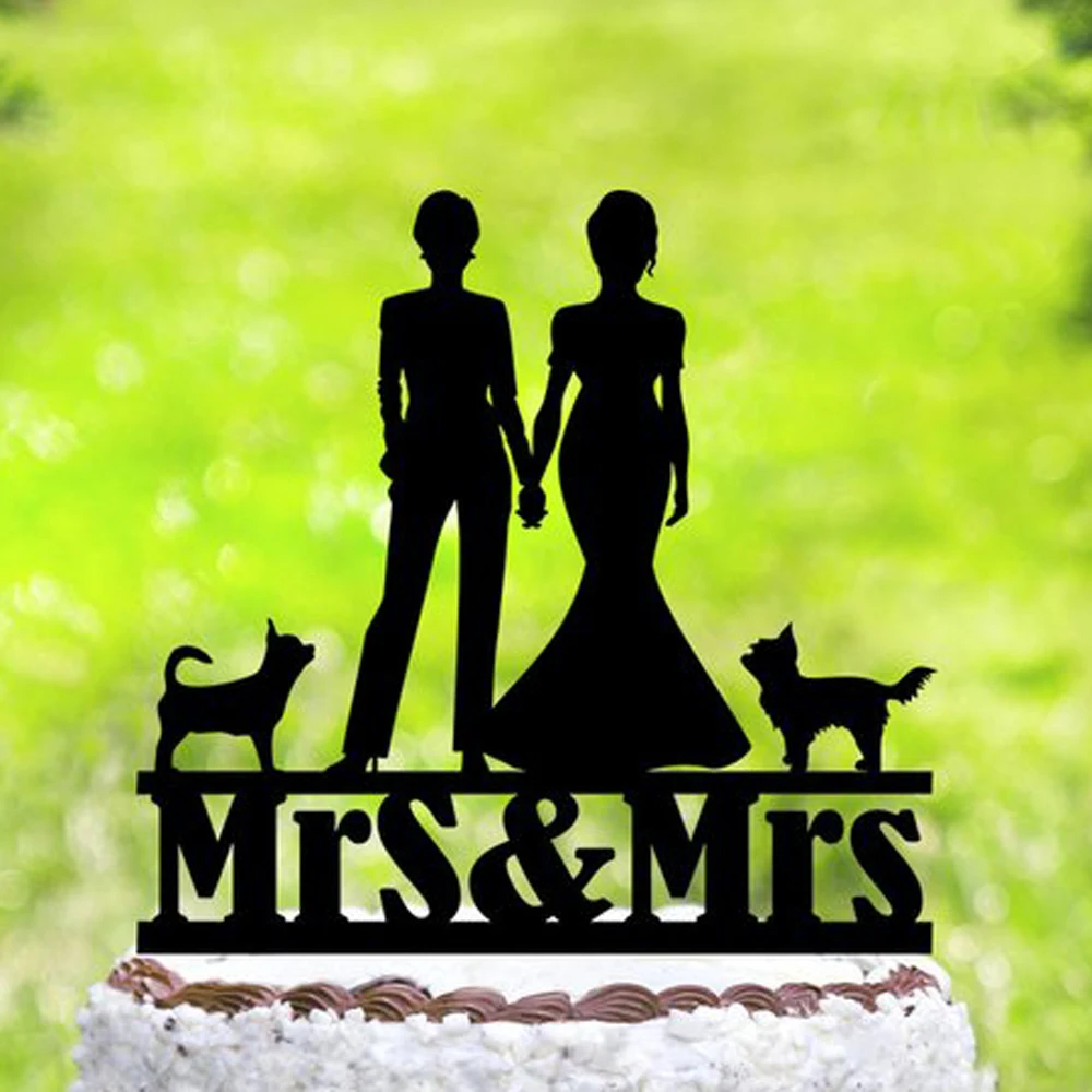 Personalized Lesbian & Dog Cake Topper,Mrs & Mrs with two dogs,Lesbian +Dog Silhouette Cake Topper,Lesbian Couple Cake Topper
Personalized Lesbian & Dog Cake Topper,Mrs & Mrs with two dogs,Lesbian +Dog Silhouette Cake Topper,Lesbian Couple Cake Topper