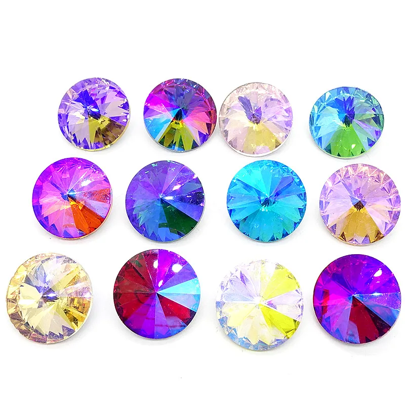 Wholesale Color AB 12mm14mm16mm18mm XILION ELEMENTS Crystal glass Rivoli loose Beads DIY
Wholesale Color AB 12mm14mm16mm18mm XILION ELEMENTS Crystal glass Rivoli loose Beads DIY