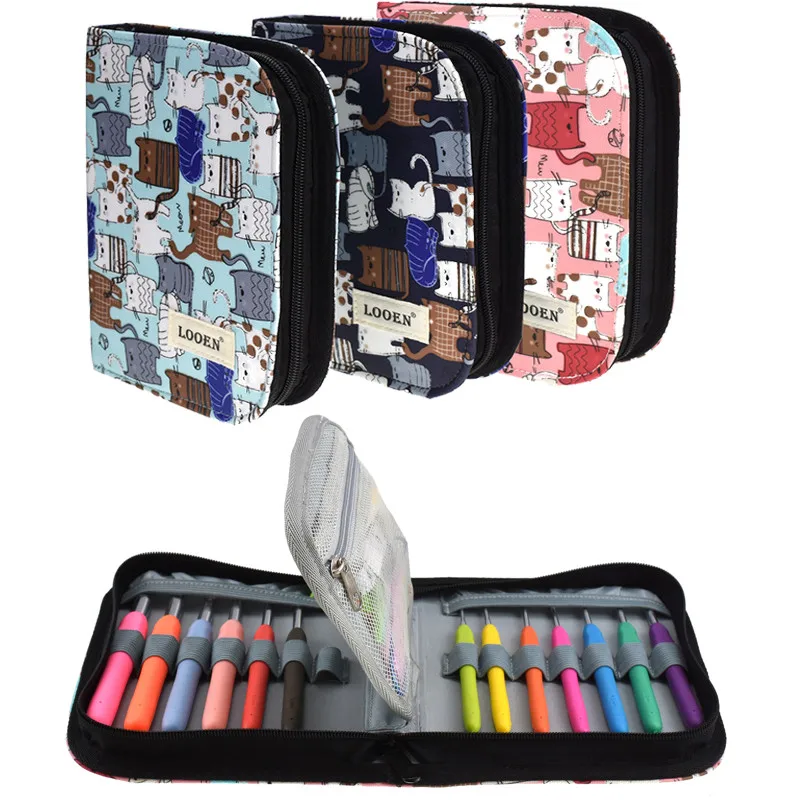 Empty Cute Crochet Hook Bag Storage Pouch Knitting Kit Case Organizer Bag For Sewing Needles Crochet Needles Scissors DIY Tools
Empty Cute Crochet Hook Bag Storage Pouch Knitting Kit Case Organizer Bag For Sewing Needles Crochet Needles Scissors DIY Tools