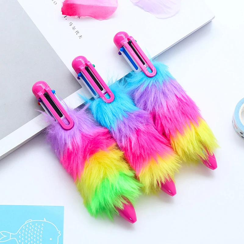 Colorful Plush Ballpoint Pen Cute 6 Colors ball pen Kids gift Kawaii Writing Pens School Office Stationery Supplies
Colorful Plush Ballpoint Pen Cute 6 Colors ball pen Kids gift Kawaii Writing Pens School Office Stationery Supplies