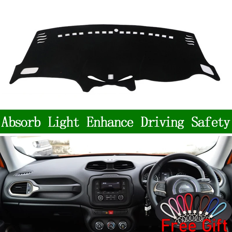 For Jeep Renegade 2016 2017 2018 Right Hand Drive Dashboard Cover Car Stickers Sun Shade Dash Mat Carpet Interior Accessories
For Jeep Renegade 2016 2017 2018 Right Hand Drive Dashboard Cover Car Stickers Sun Shade Dash Mat Carpet Interior Accessories