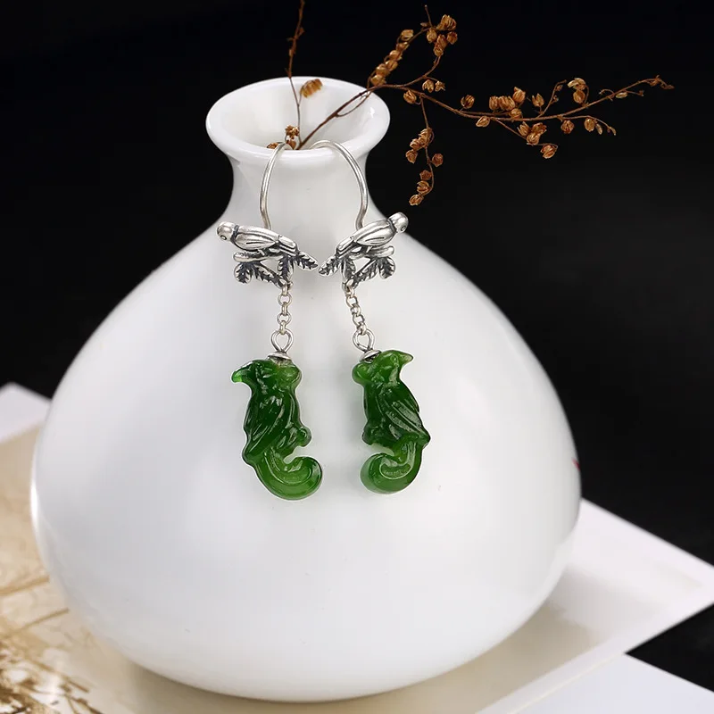 2018 Limited Promotion Jasper Anniversary Earings Fashion Jewelry One Deer S925 Pure Natural And Tian Biyu Magpie.
2018 Limited Promotion Jasper Anniversary Earings Fashion Jewelry One Deer S925 Pure Natural And Tian Biyu Magpie.
