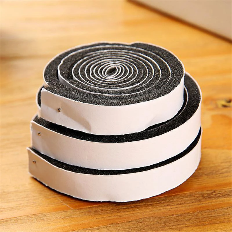 Doors Window Soundproof Seal Strip Self-Adhesive Foam Rubber Weatherstrip Windows Sealed Door Collision Strip 1m
Doors Window Soundproof Seal Strip Self-Adhesive Foam Rubber Weatherstrip Windows Sealed Door Collision Strip 1m