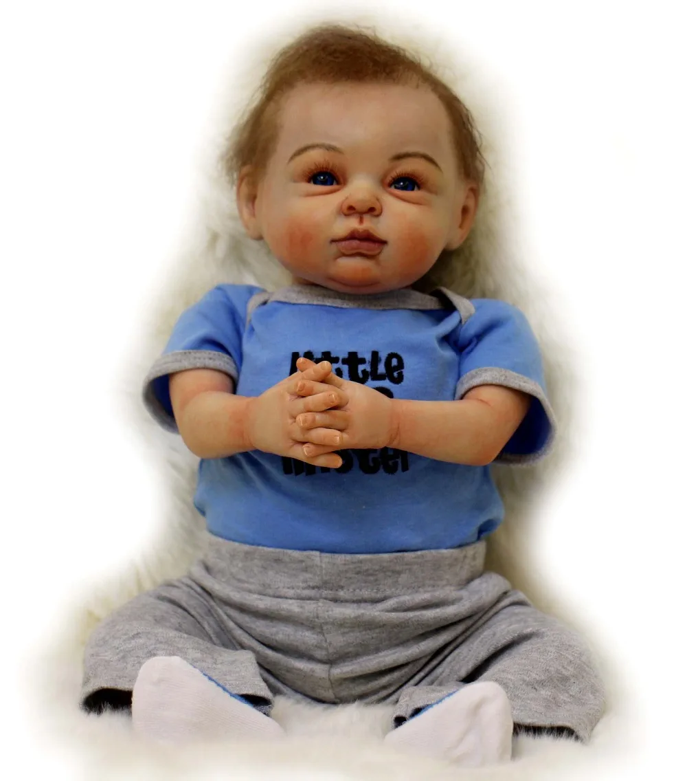 100% handmade exquisite doll reborn 22" silicone newborn baby soft touch super high quality girl dolls bebe gift reborn
100% handmade exquisite doll reborn 22" silicone newborn baby soft touch super high quality girl dolls bebe gift reborn
