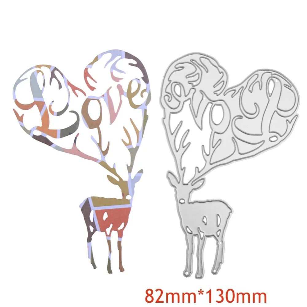 Love Deer Metal Cutting Dies Stencils for DIY Scrapbooking New 2019 Paper Cards Craft Decoration Embossing Die Cut
Love Deer Metal Cutting Dies Stencils for DIY Scrapbooking New 2019 Paper Cards Craft Decoration Embossing Die Cut