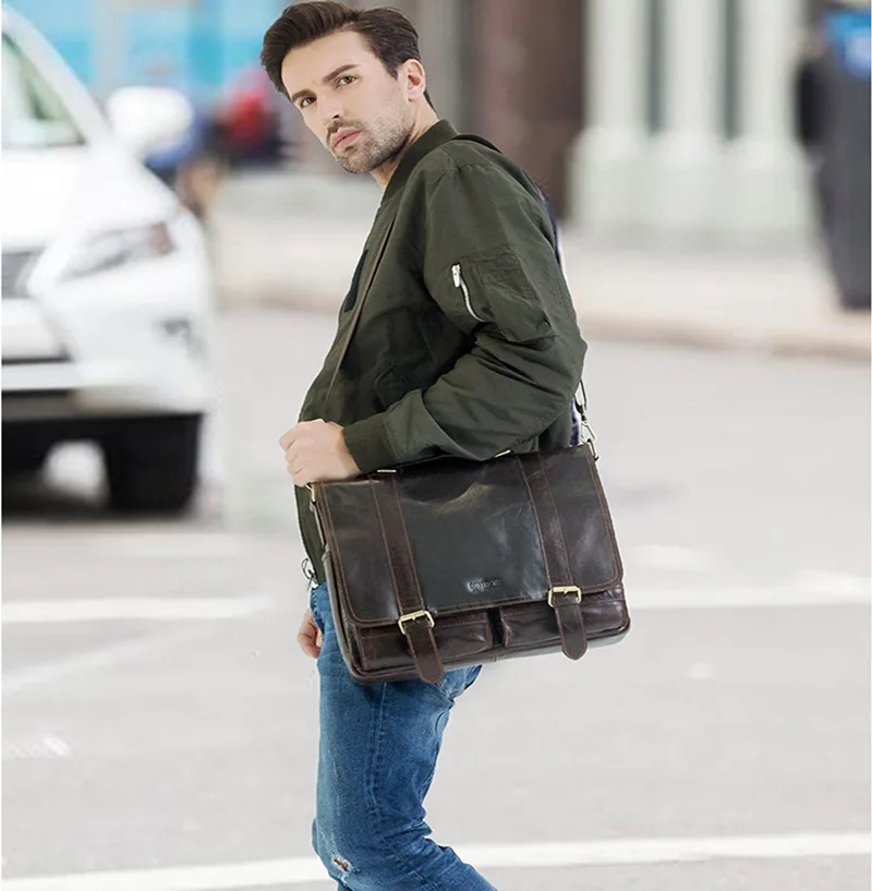 Man Oil Wax Bag Handbag Genuine Leather Shoulder Crossbody Messenger MaleFashion Briefcase Mochila Business Travel Gifts Flap
Man Oil Wax Bag Handbag Genuine Leather Shoulder Crossbody Messenger MaleFashion Briefcase Mochila Business Travel Gifts Flap