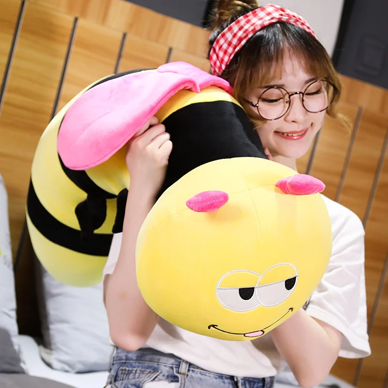 Hot Cartoon Kawaii Stuffed Plush Bee Toys Soft Cute Pillow Super Soft Stuffed Animal Honeybee Doll Birthday Gift for Kid Friend
Hot Cartoon Kawaii Stuffed Plush Bee Toys Soft Cute Pillow Super Soft Stuffed Animal Honeybee Doll Birthday Gift for Kid Friend