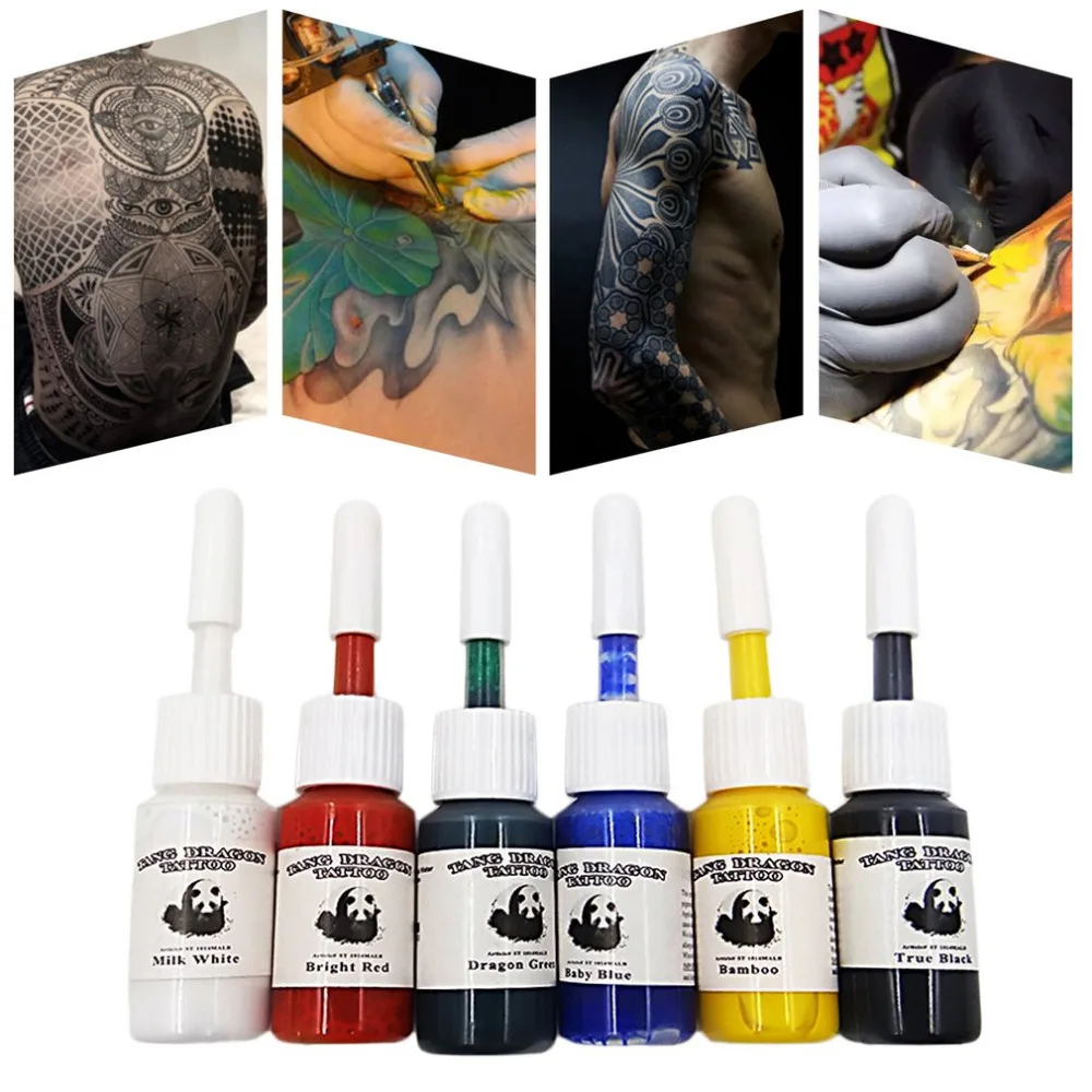 (6 pcs = 6 colors) Professional Multi Colors Tattoo Ink Pigment Set Kits 5ml Bottles Body Art Accessory Hot Sale
(6 pcs = 6 colors) Professional Multi Colors Tattoo Ink Pigment Set Kits 5ml Bottles Body Art Accessory Hot Sale