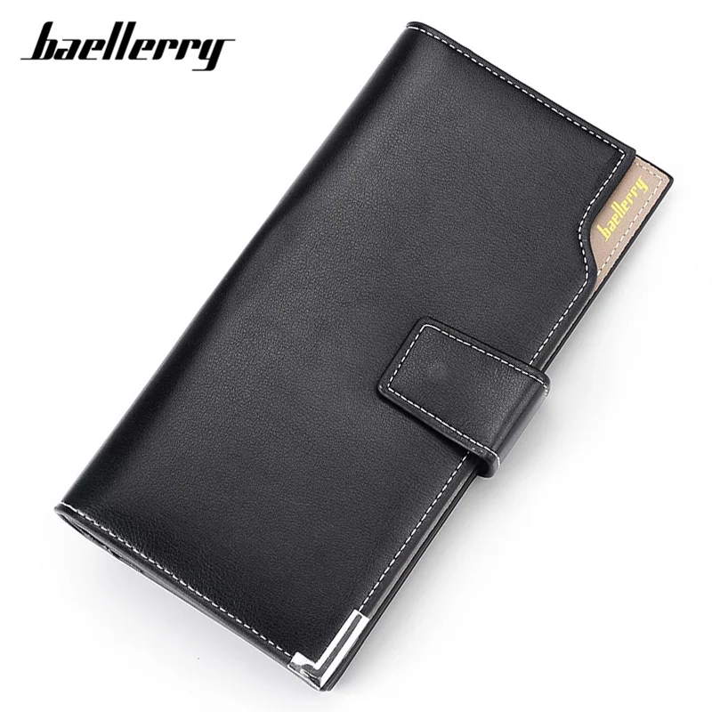 Baellerry Men Casual Long Clutch Wallets Leather Trifold Large Capacity Man's Purse Photo Card Holder Fashion Male Money Bags
Baellerry Men Casual Long Clutch Wallets Leather Trifold Large Capacity Man's Purse Photo Card Holder Fashion Male Money Bags