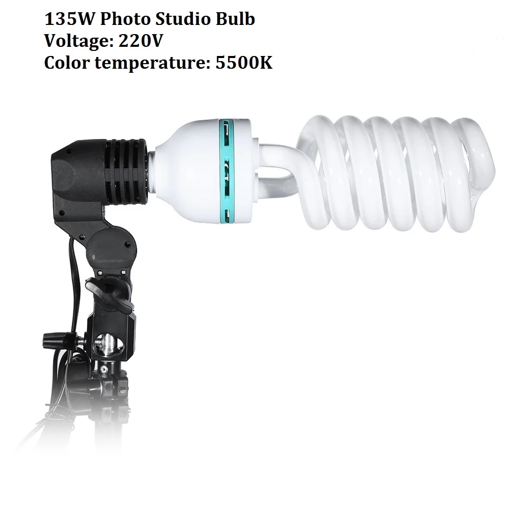 Lightdow 1PCS E27 220V 5500K 135W Photo Studio Bulb Video Digital Camera Photography Daylight Light Lamp
Lightdow 1PCS E27 220V 5500K 135W Photo Studio Bulb Video Digital Camera Photography Daylight Light Lamp