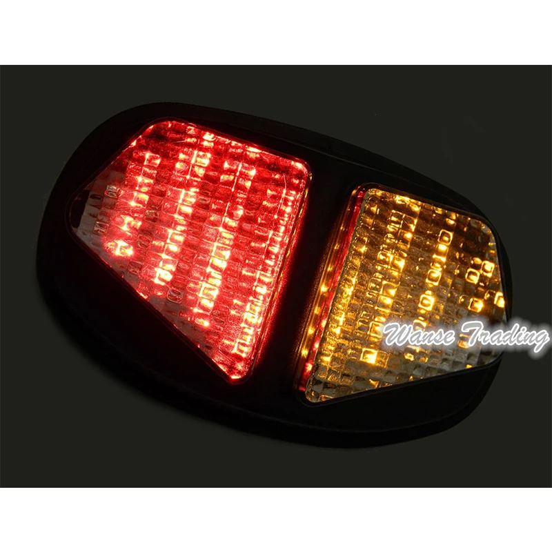 waase Rear Tail Brake Turn Signals Blinker Indicator Integrated Led Light Smoke For 2003 2004 2005 TRIUMPH Daytona 600 650 
waase Rear Tail Brake Turn Signals Blinker Indicator Integrated Led Light Smoke For 2003 2004 2005 TRIUMPH Daytona 600 650