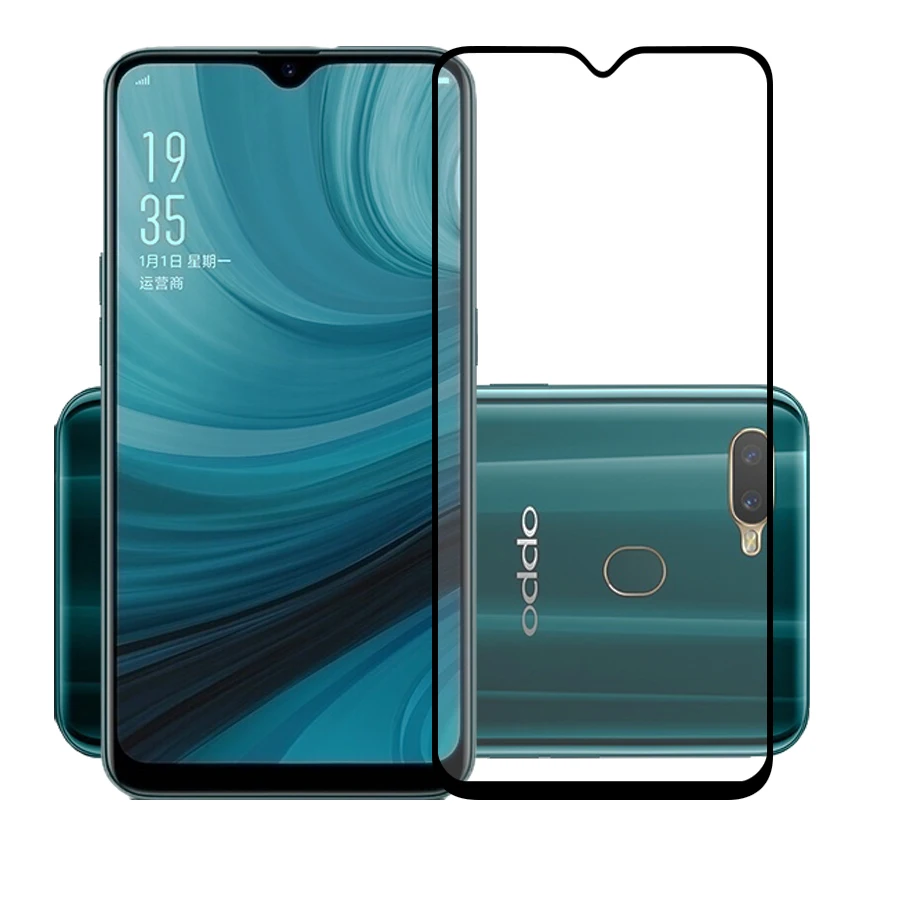 2.5D 9H Премиум Закаленное стекло для OPPO A7 полное покрытие Защитная пленка экрана |