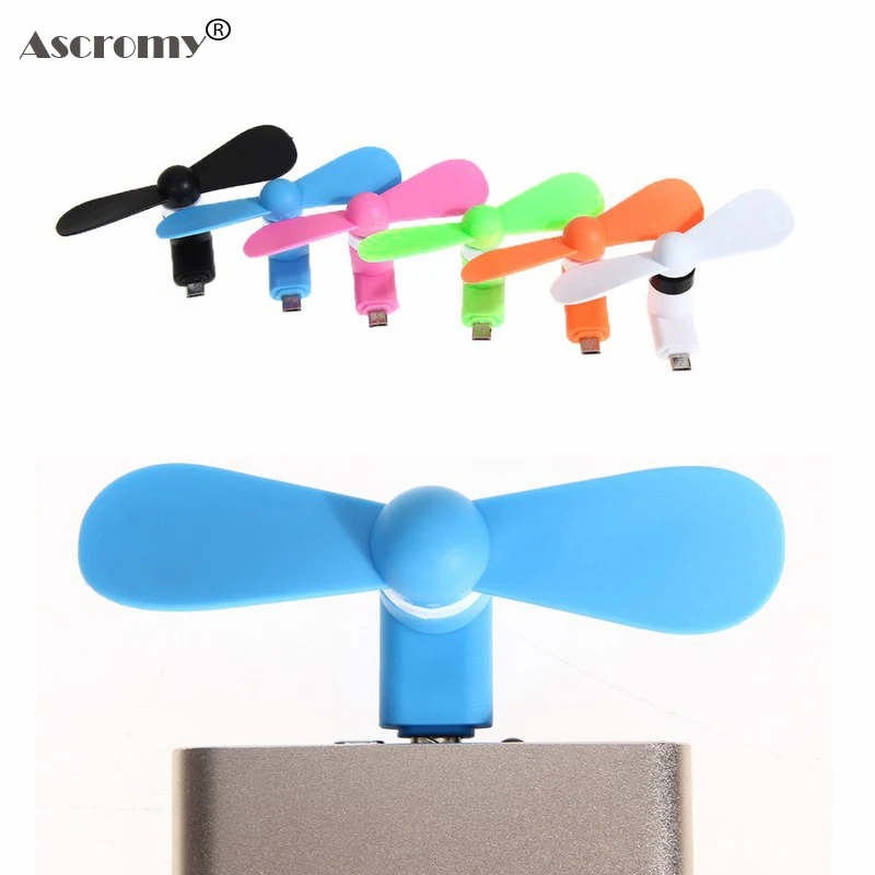 Мини-вентилятор Ascromy на базе Android кабель Micro usb для Xiaomi Huawei LG Samsung внешний